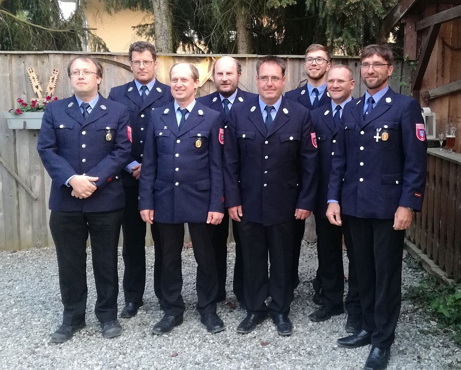 v.li.n.re.: Strasser Clemens, Sterr Andreas, Strasser Andreas, Huber Manfred, Forster Michael, Knoll Alexander, Knapp Armin und Knoll Rainer