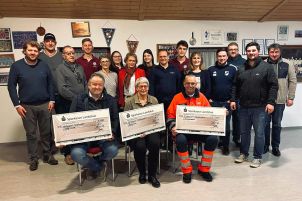 Spendenübergabe vom Erlös