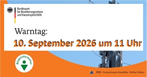 Bundesweiter Warntag 2026 Bundesweiter Warntag 2026