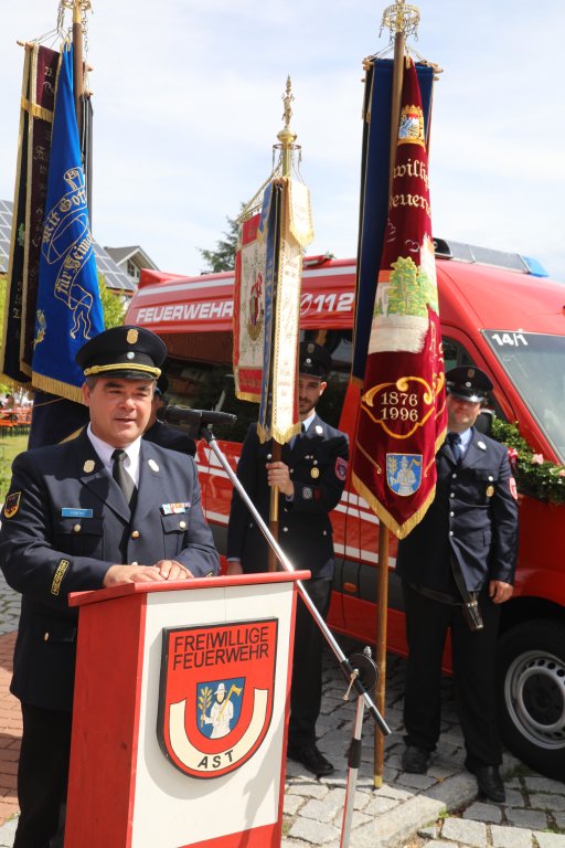 Grußwort Kreisbrandinspektor Hr. K. Hahn  (Foto: Hans Kronseder)