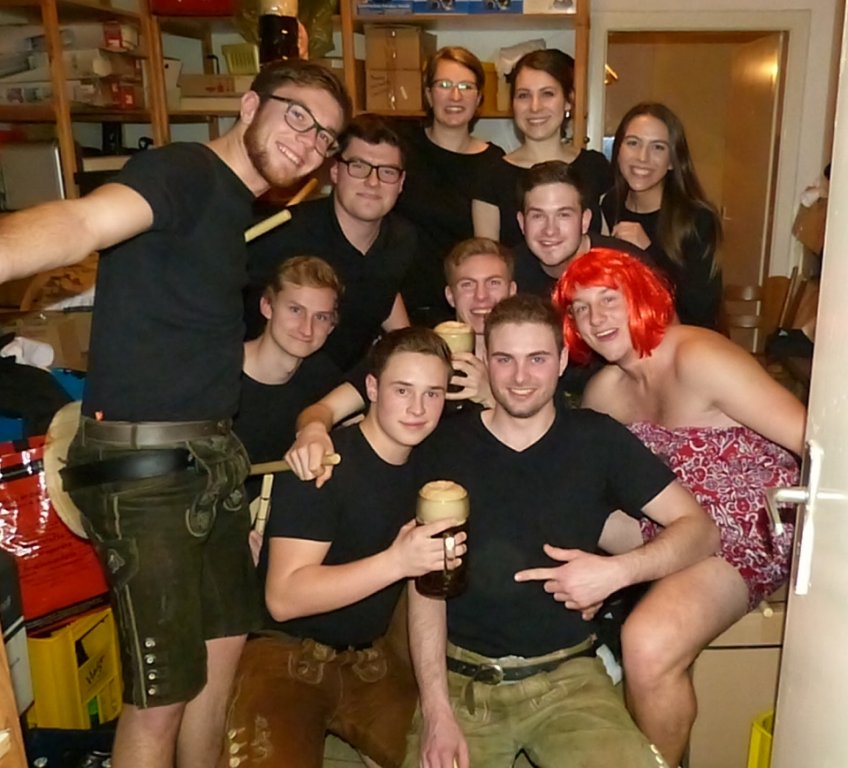 Die jungen Feuerwehrler!