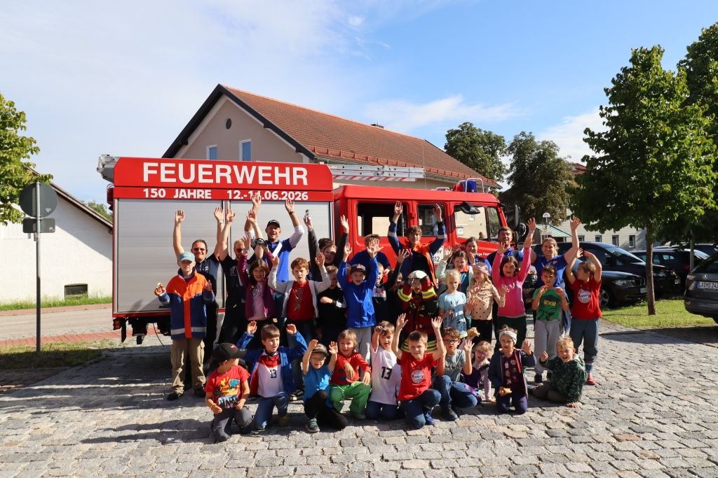 Teilnehmer des Ferienprogramms, incl Helfer