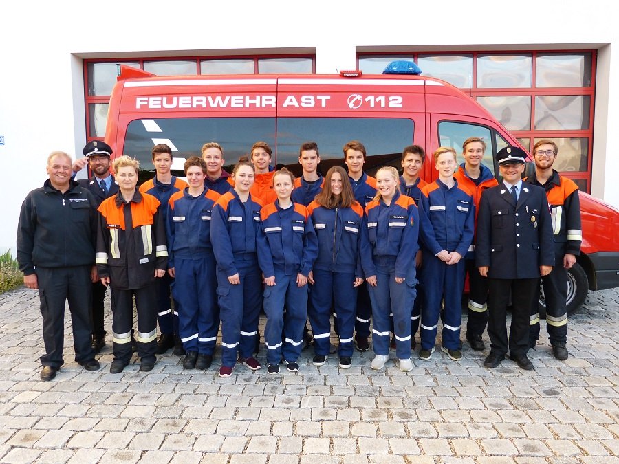 Jugendflamme 2 - Teilnehmer und Prüfer