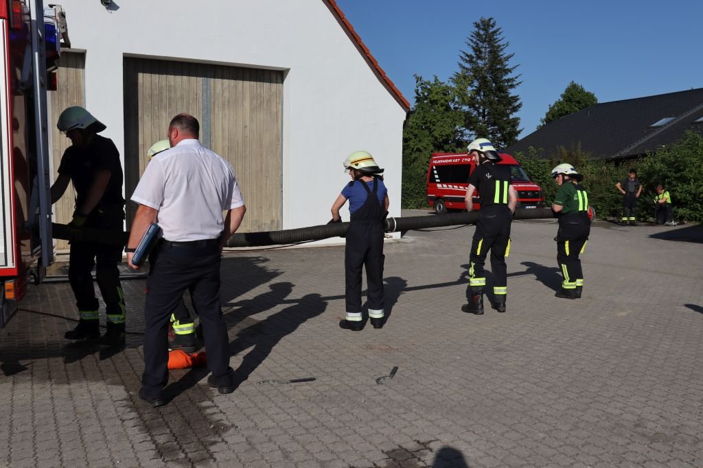 Saugleitung an Pumpe kuppeln