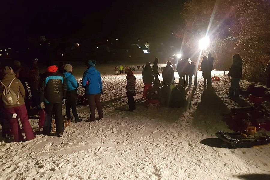 Nachtschlittenfahren am 05.02.2019