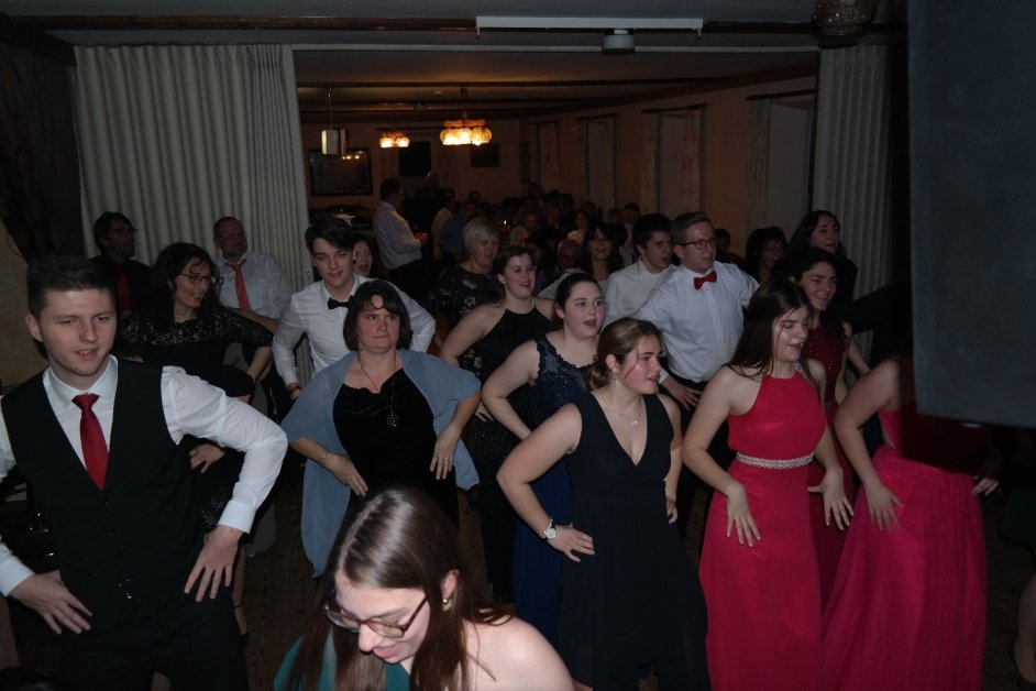 Schwarz Weiß Ball in Ast rockt alle Besucher 